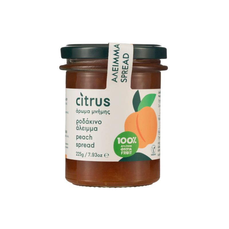 Citrus Άλειμμα Ροδάκινο 225gr