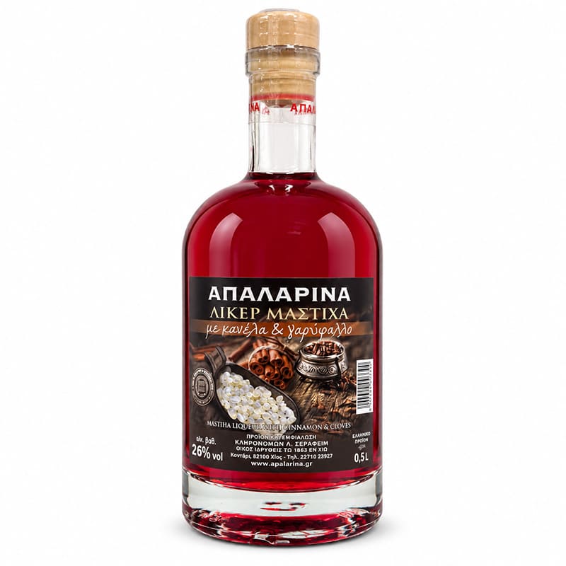 Λικέρ Μαστίχα Με Κανέλα και Γαρύφαλλο 500ml Απαλαρίνα